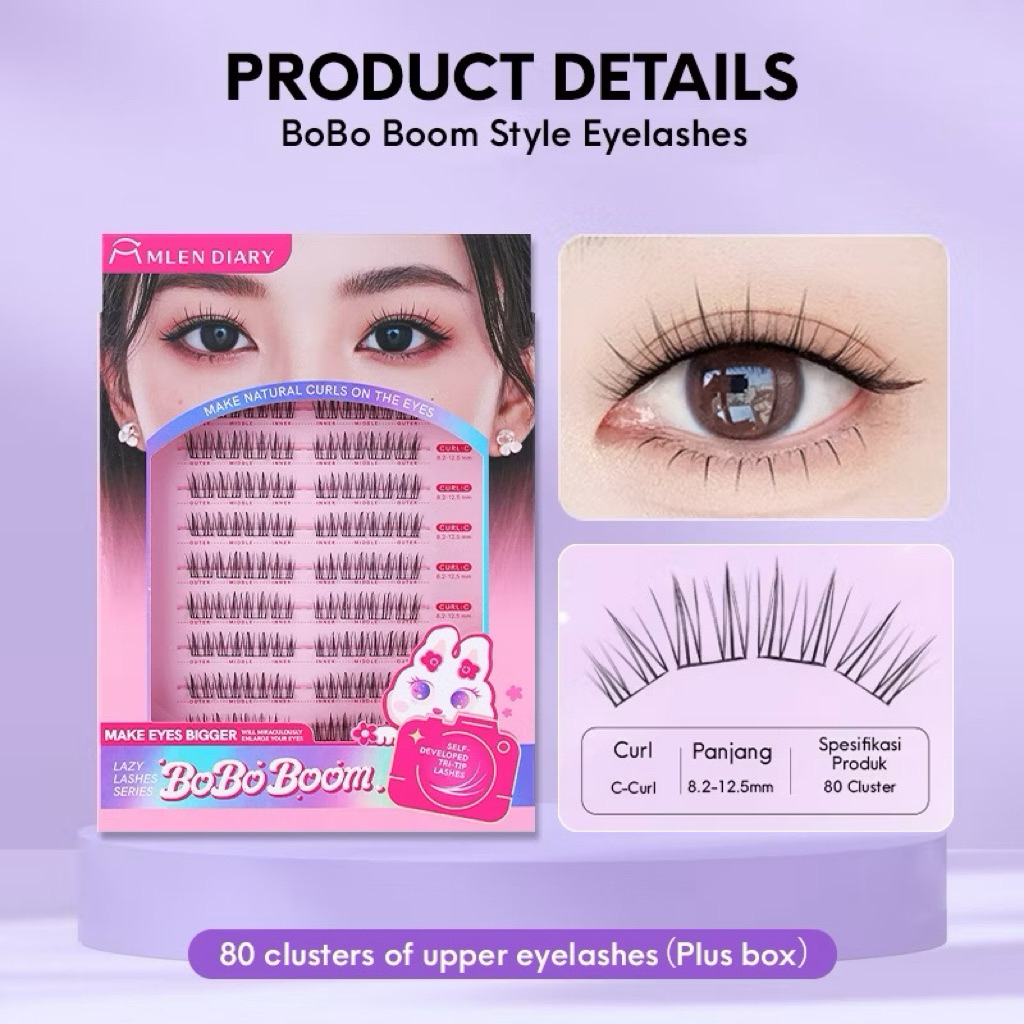MLEN DIARY - BoBo Boom Eyelashes MAX