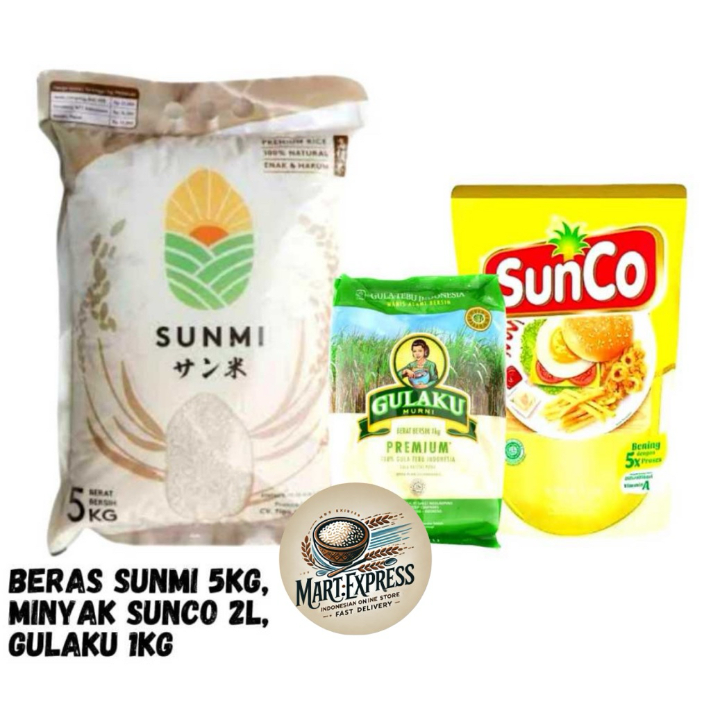 PAKET BUNDLING HEMAT BERAS MINYAK GULA