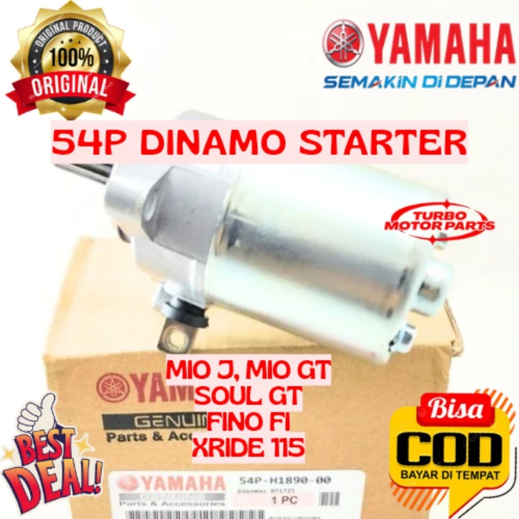 DINAMO STARTER ORIGINAL YAMAHA KODE 54P, DINAMO STARTER MIO J, DINAMO STARTER MIO GT, DINAMO STARTER