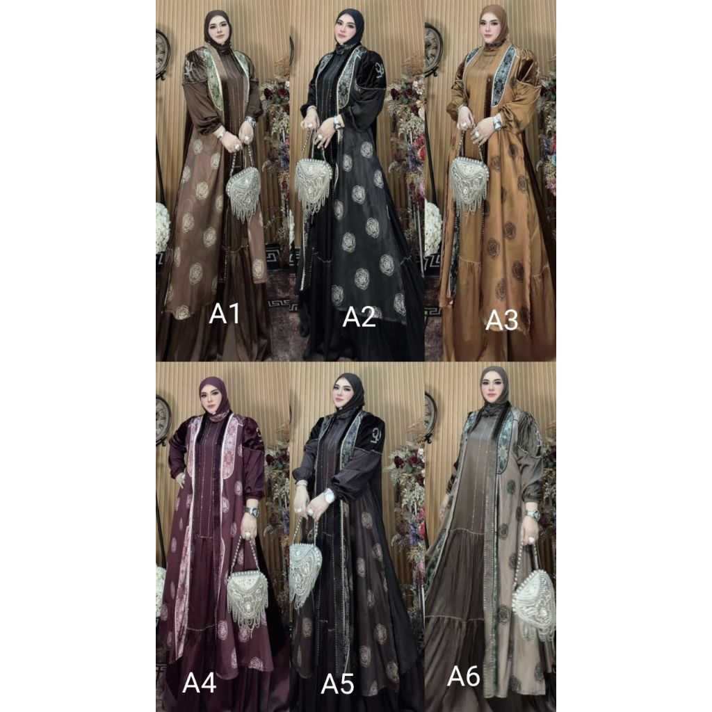 Gamis syari Ucel windes dwina rafanda azizil alqiblat