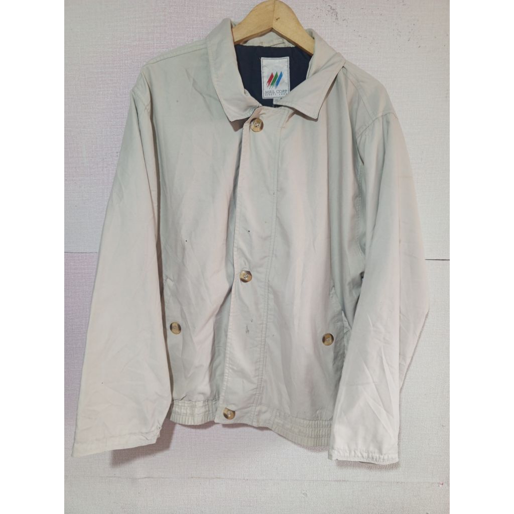 baju jacket kasual lengan panjang mail coat size XL second