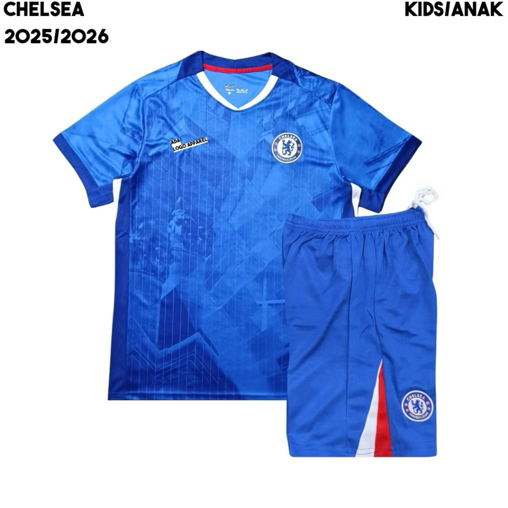 KIDS Jersey Chelsea Home 2025 2026 - Jersey Anak Chelsea Grade Original