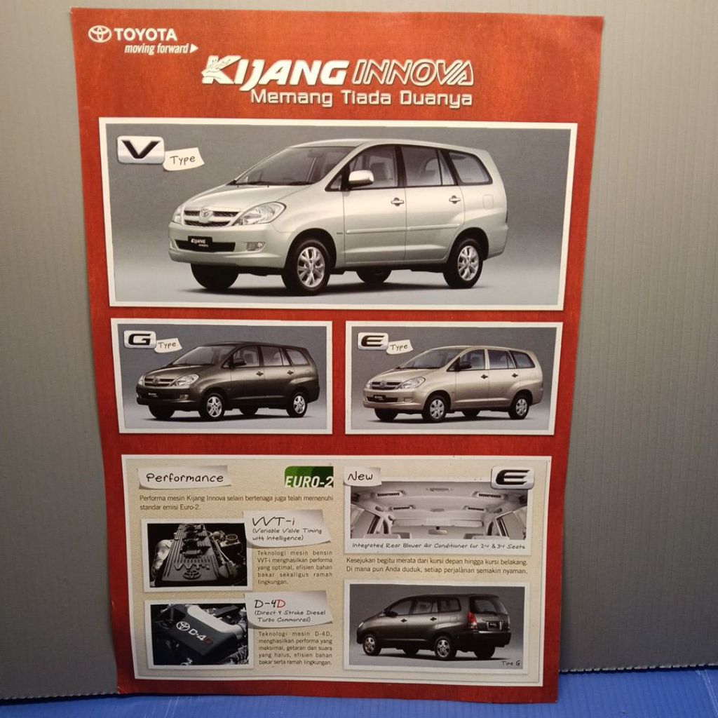 poster brosur leaflet katalog Toyota kijang Innova
