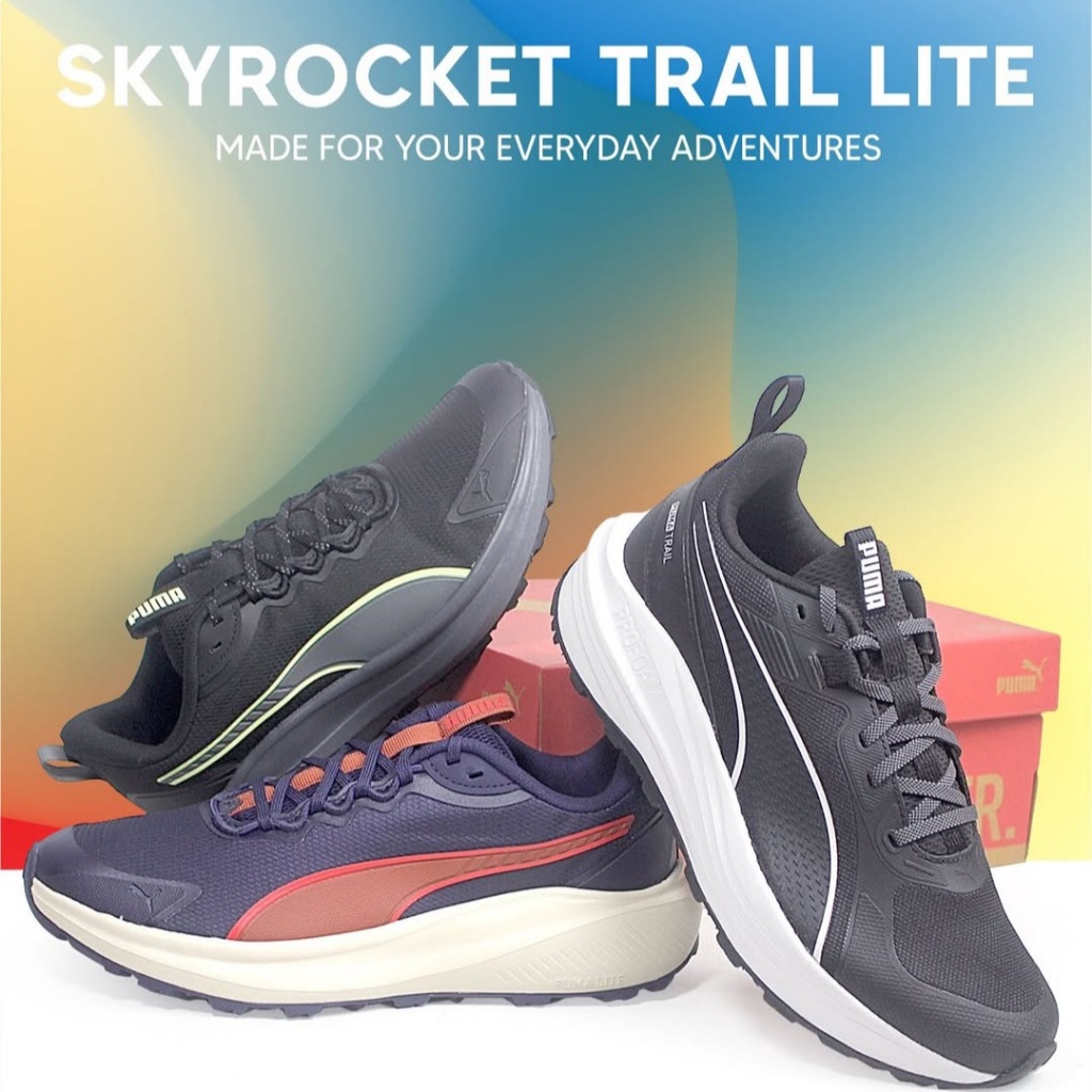 Sepatu Olahraga Running Lari PUMA SKYROCKET LITE TRAIL Pria Wanita