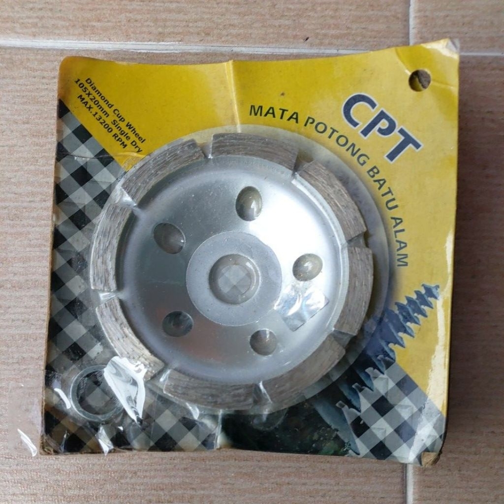 DIAMOND MANGKOK 4" (MATA POTONG BATU ALAM) CPT