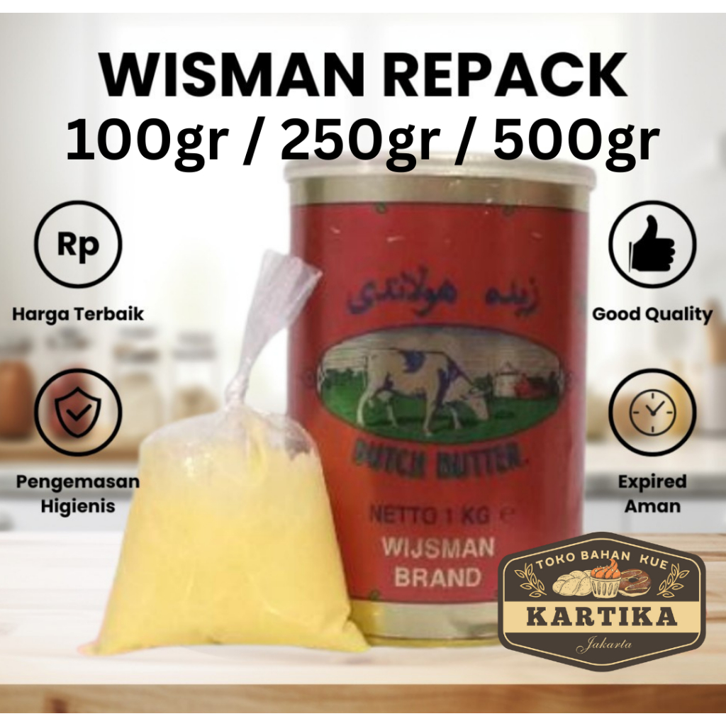 Wijsman Wisman Butter 100gr / 250gr / 500gr
