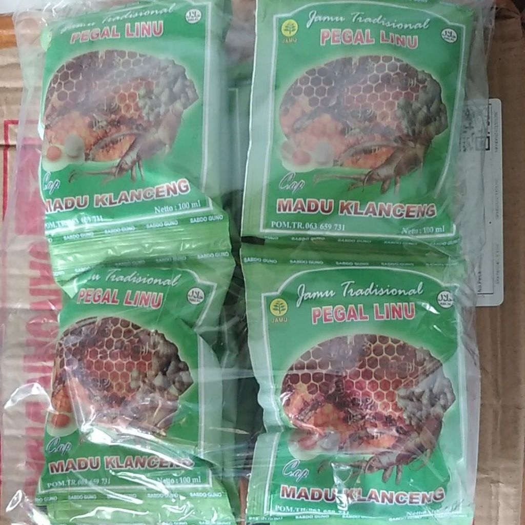 Madu Klanceng Jamu Herbal - 100ml per Sachet