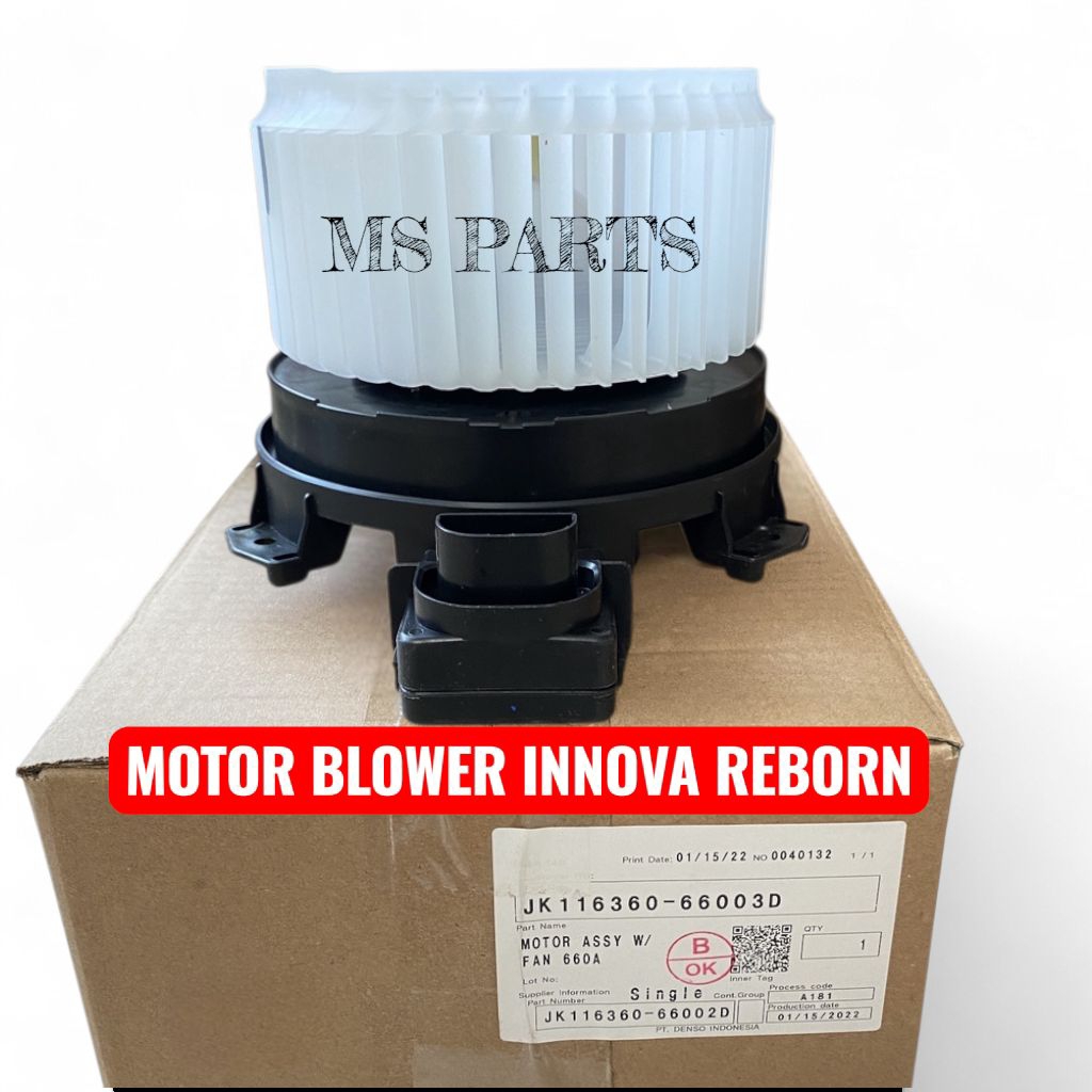 Motor Blower AC Mobil Innova Reborn Depan Denso Asli