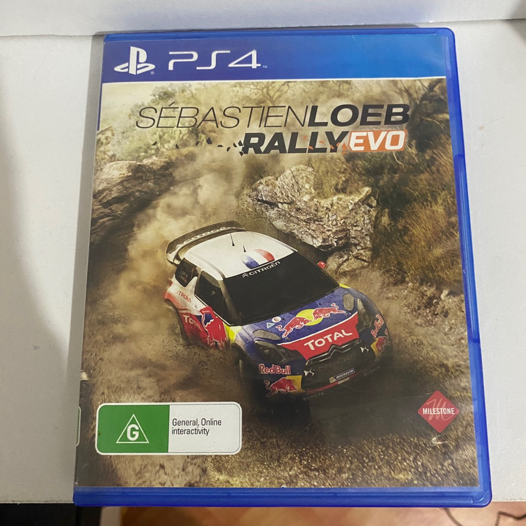 SebastianLoeb Rally EVo Ps4 - Dirt rally - Kaset PS Game BD PlayStation PS4 PS5