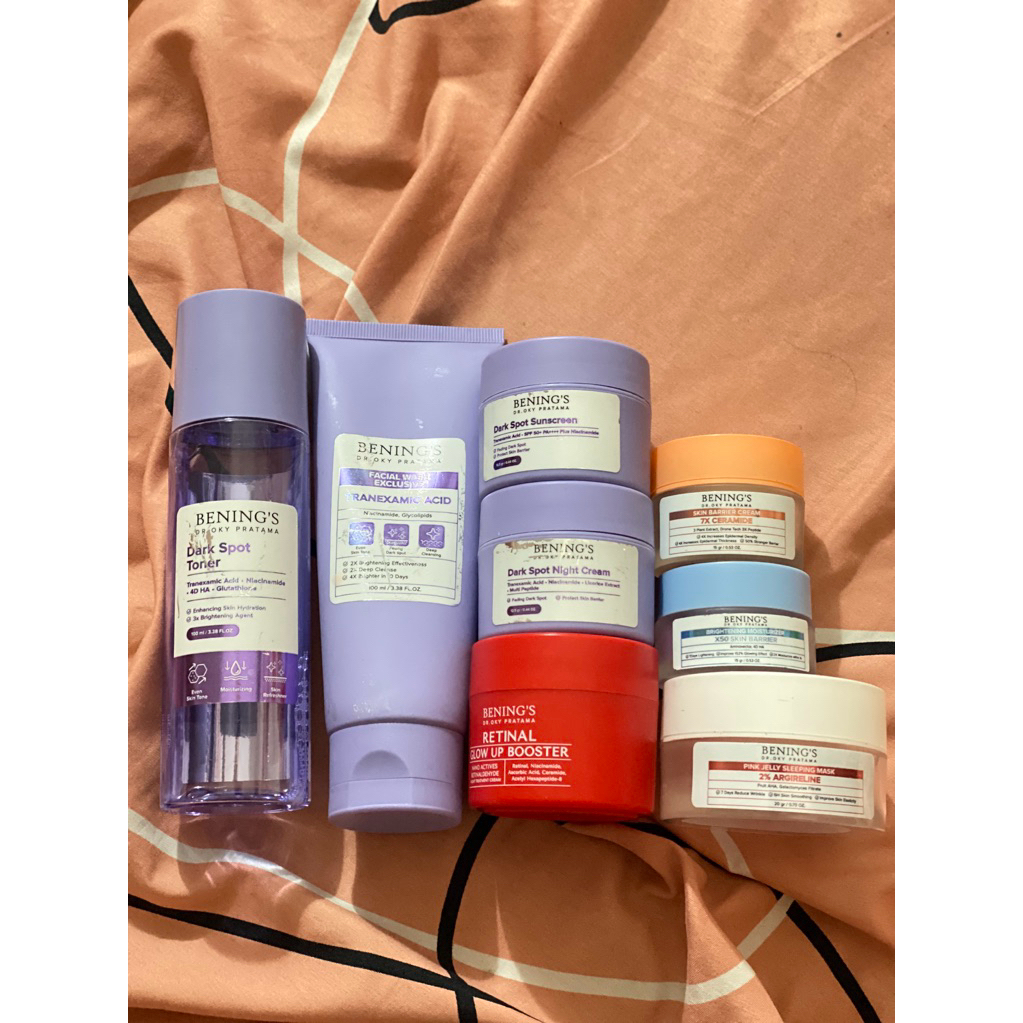 Bening’s skincare prelov