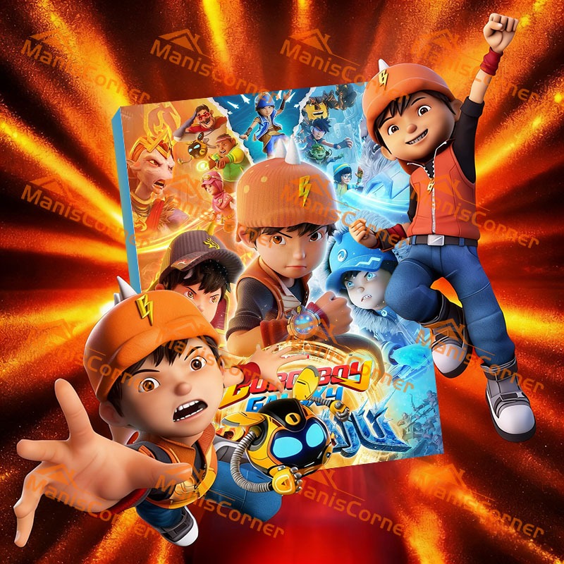 Boboiboy Galaxy Kartu Album Album KartuCard Holder Waterproof Album Kartu BoBoiBoy Galaxy