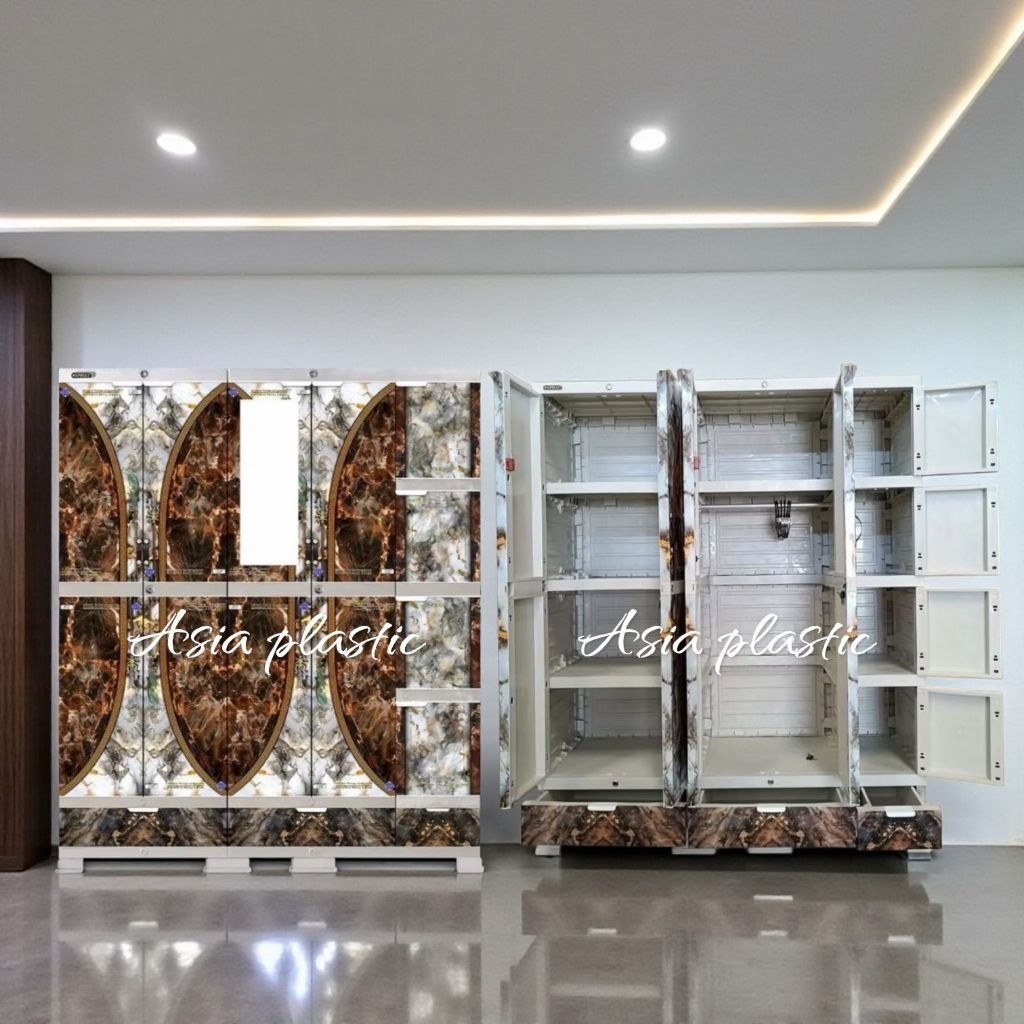 Lemari plastik napolly imid 5412 DC NF TKD LEMARI PLASTIK NAPOLLY GANTUNG KACA JUMBO