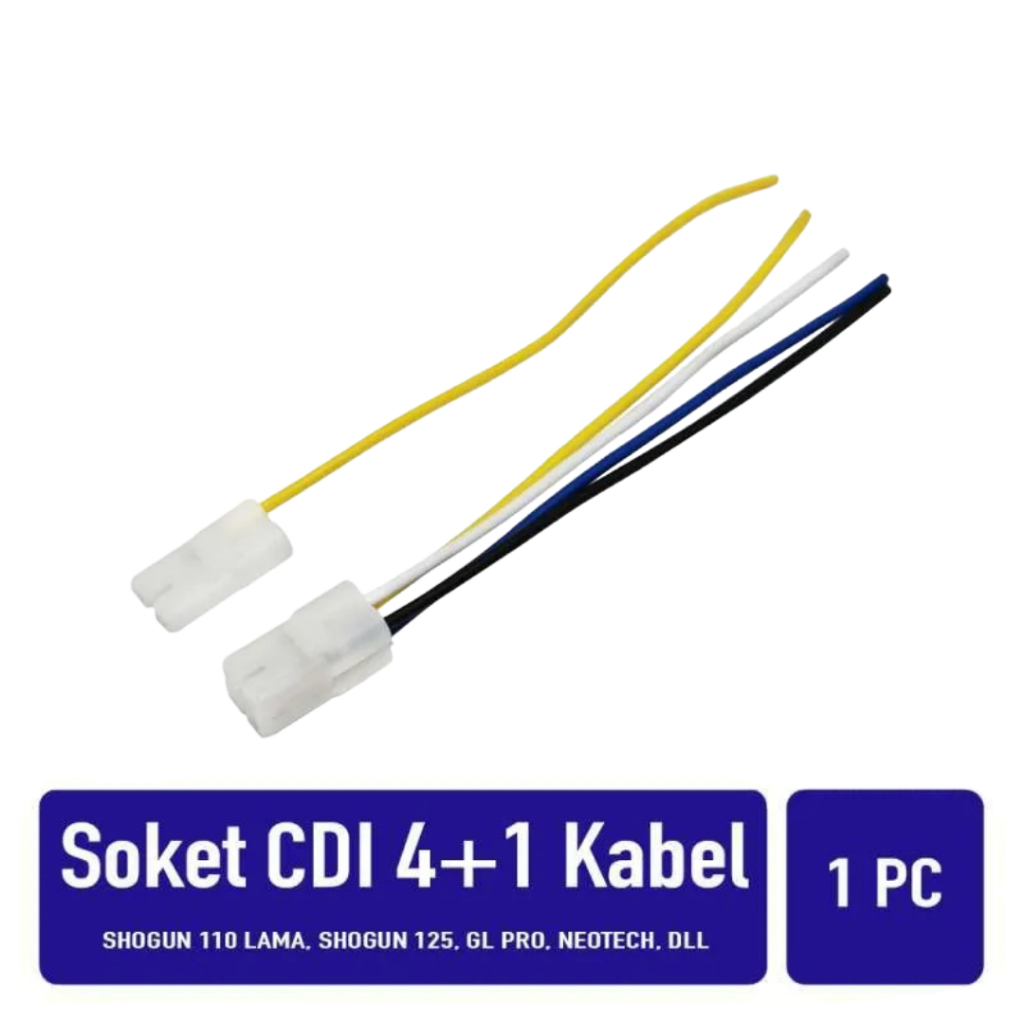 [RNDM] SOKET / SOCKET CDI SHOGUN 110 BADAK / KEBO / 125 SP / R / FD / FL / NR / RR / NEW ROBOT - ARA