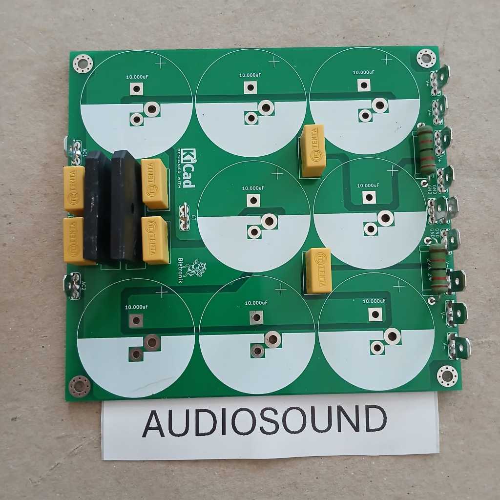 kit psu 8 elco pcb double layer