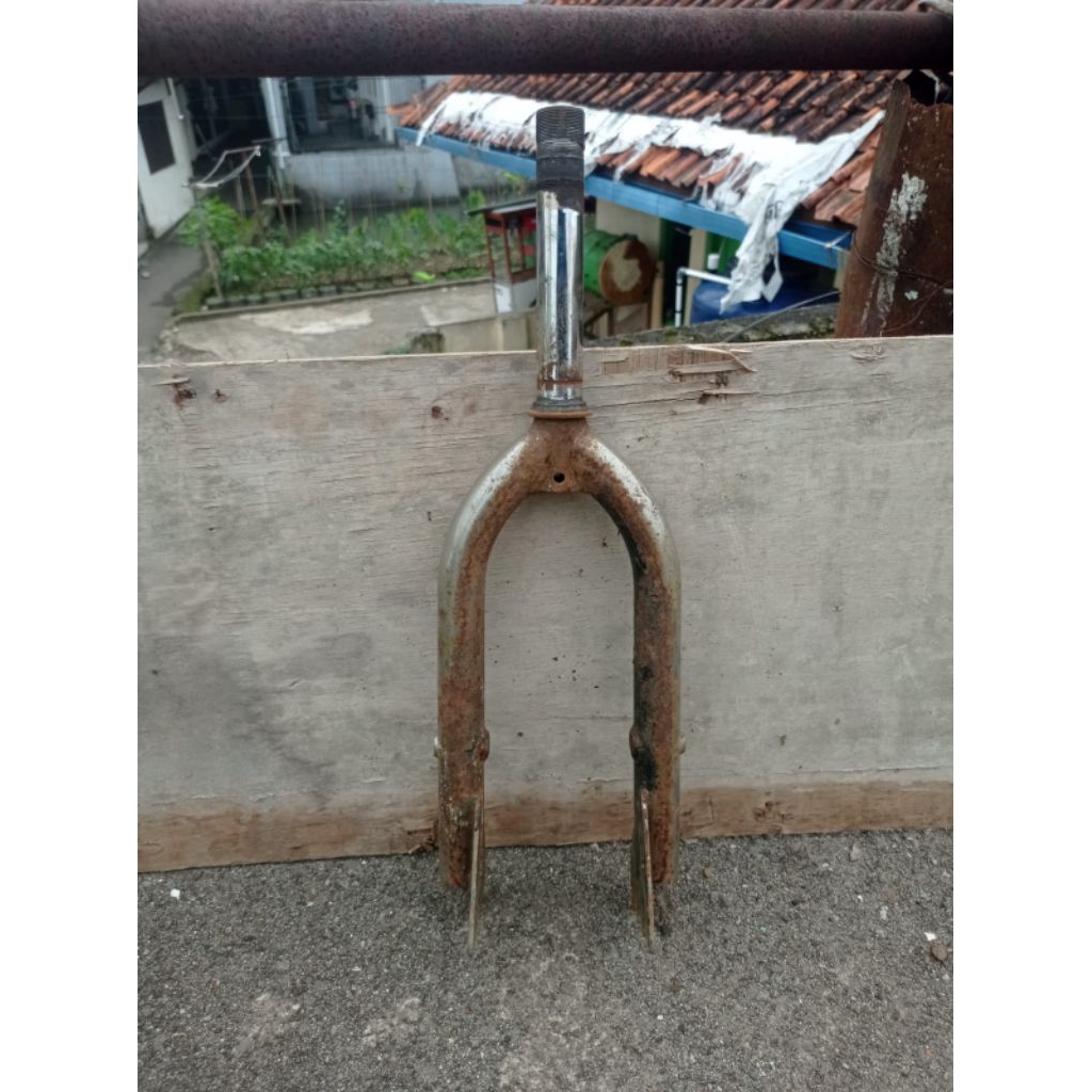 Fork sepeda bmx metalizer UK 20 jos antiq