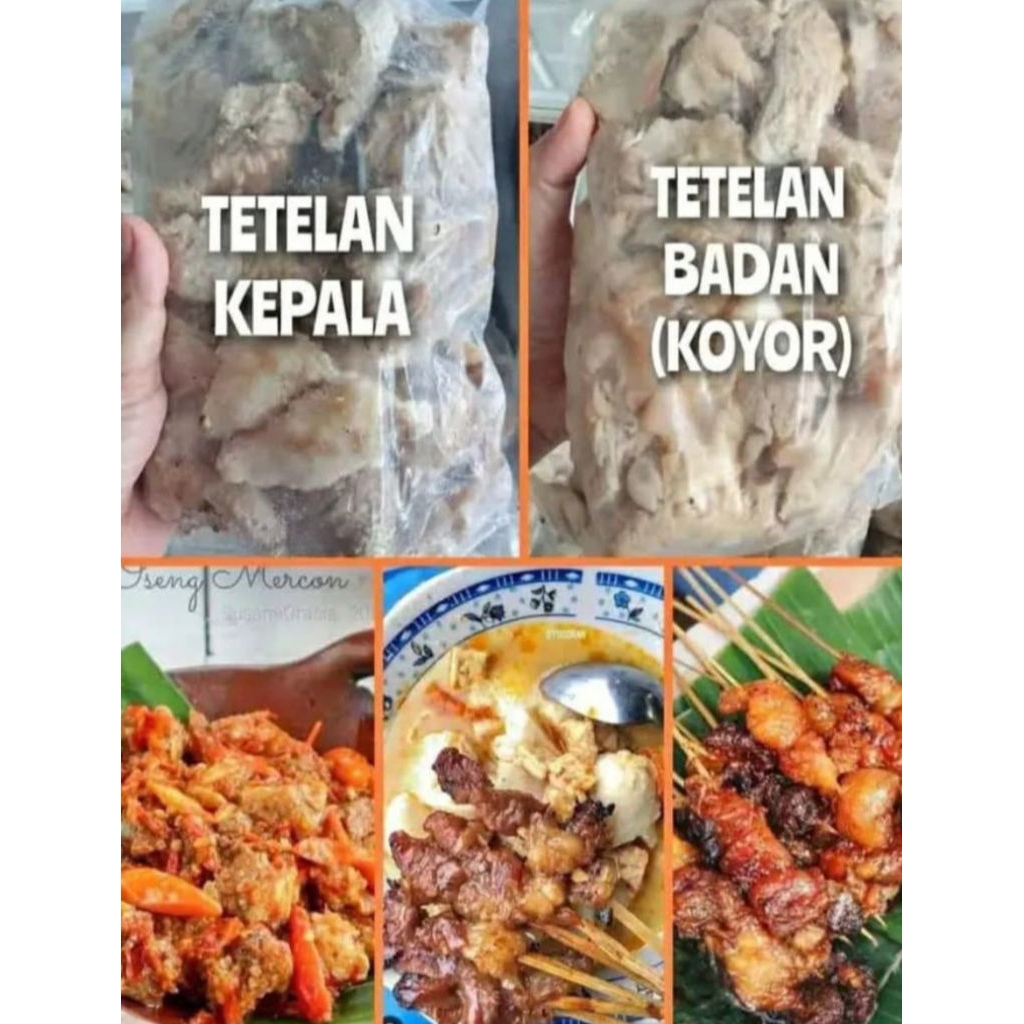 tetelan kepala sapi 1kg