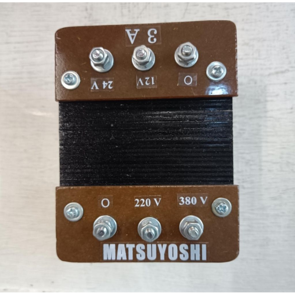 Trafo Matsuyoshi 3 A input 380 220V/12 24V