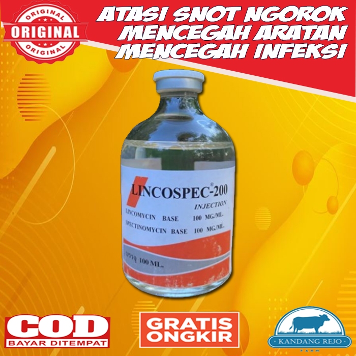 Lincospecs 200 Besar Obat Ayam Sakit Parah Aratan Pilek Ngorok 100ml