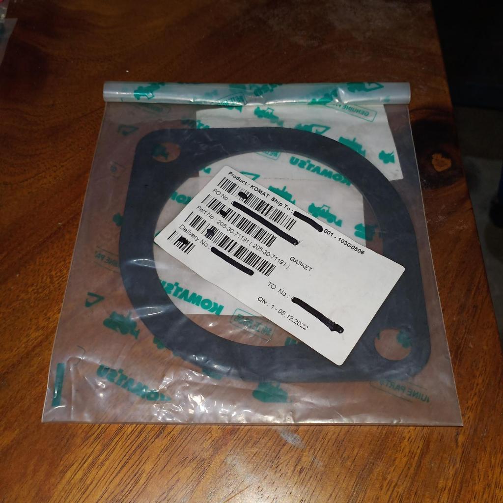 Gasket Komatsu Genuine part
