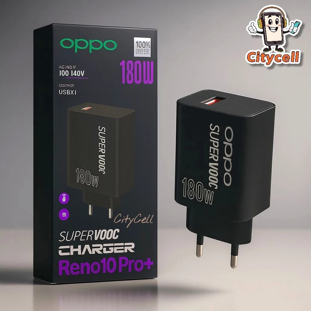 Casan hp Oppo Reno 10 Pro+ Vooc 180W Micro Tipe Carjer hp Android Tipe C SUPER VOOC