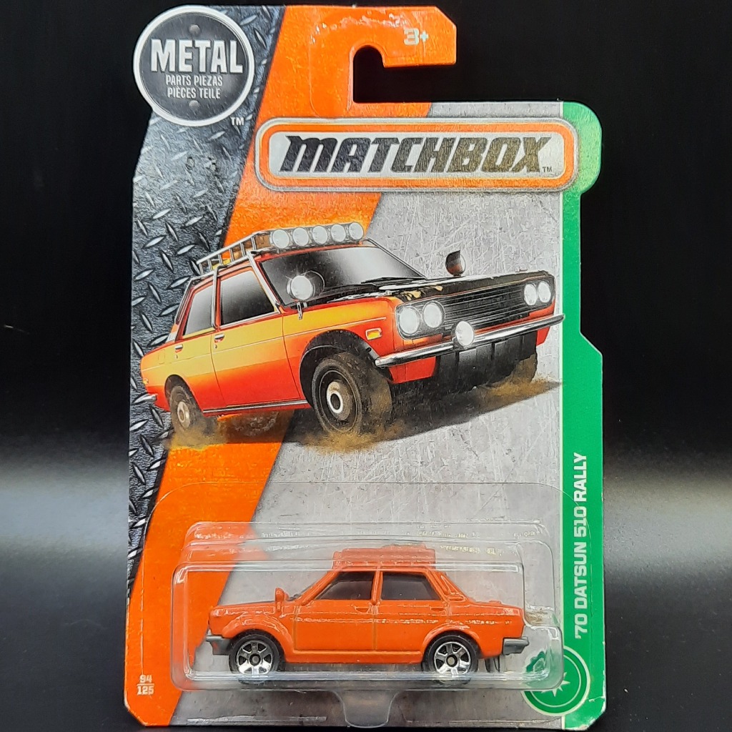 Matchbox 70 Datsun 510 Rally Orange [SoC]