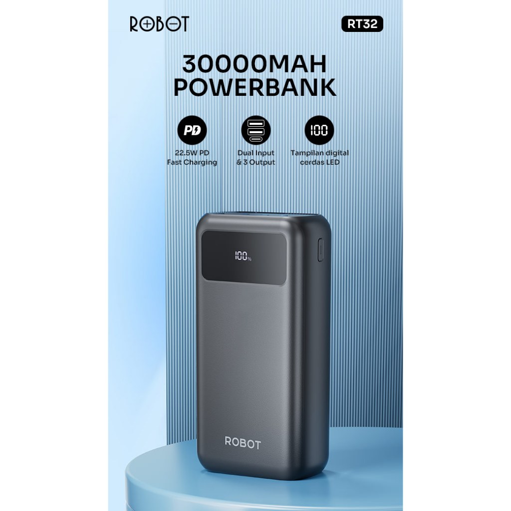 POWERBANK ROBOT 30000MAH RT32 22.5W