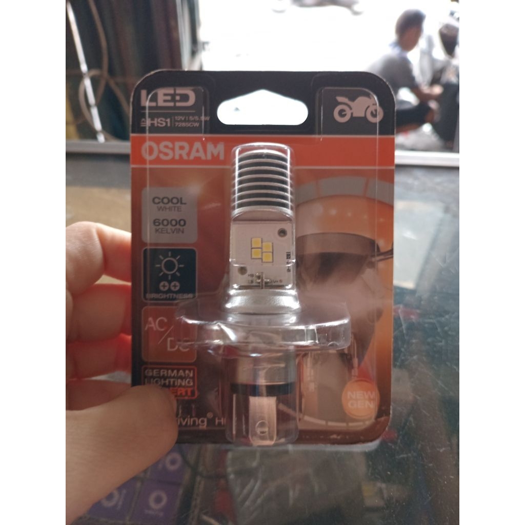 BOLAM VIXION/SCOOPY OSRAM LED AC DC PUTIH TERANG