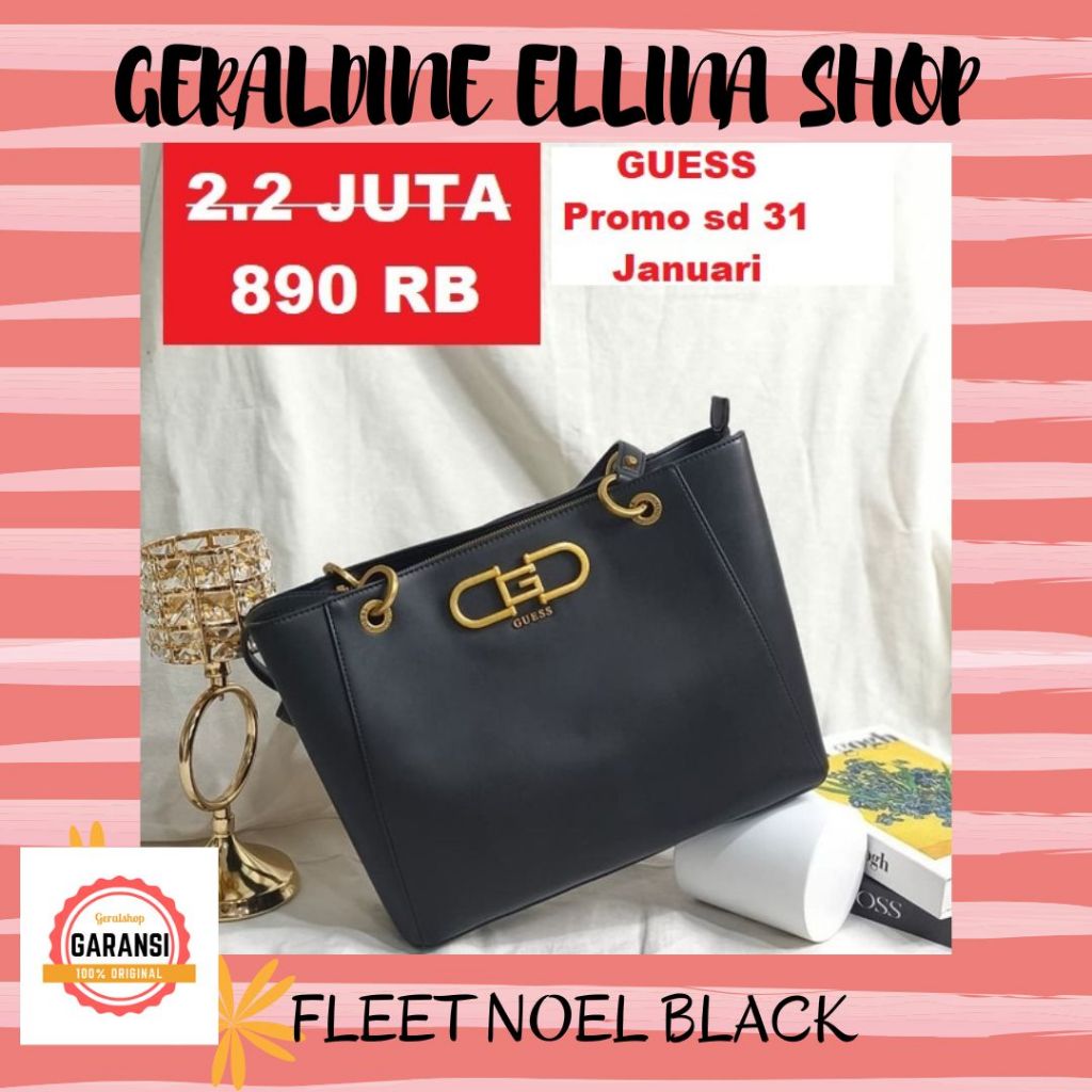 Tas Guess wanita shoulder bag ORIGINAL 100% sale FLEET NOEL