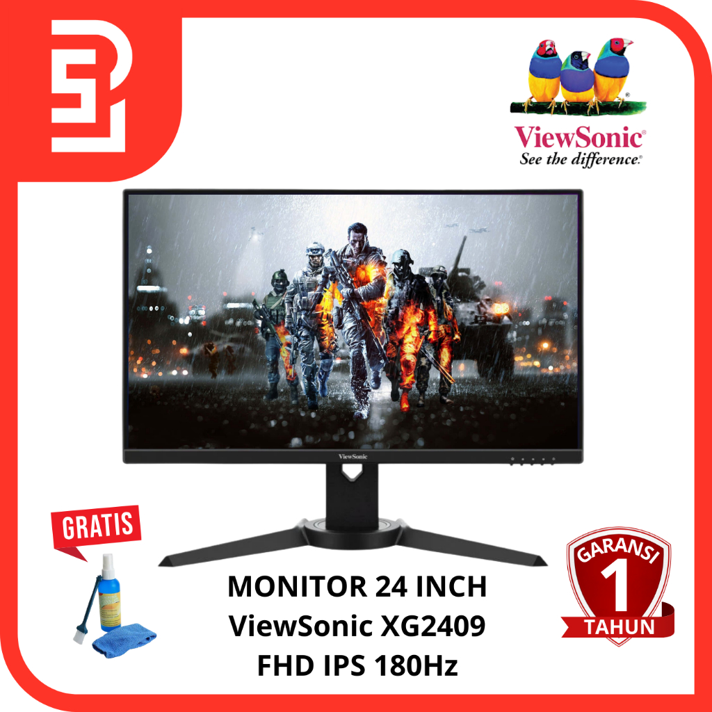 Monitor Gaming 24 inch ViewSonic XG2409 24" FHD IPS 180Hz