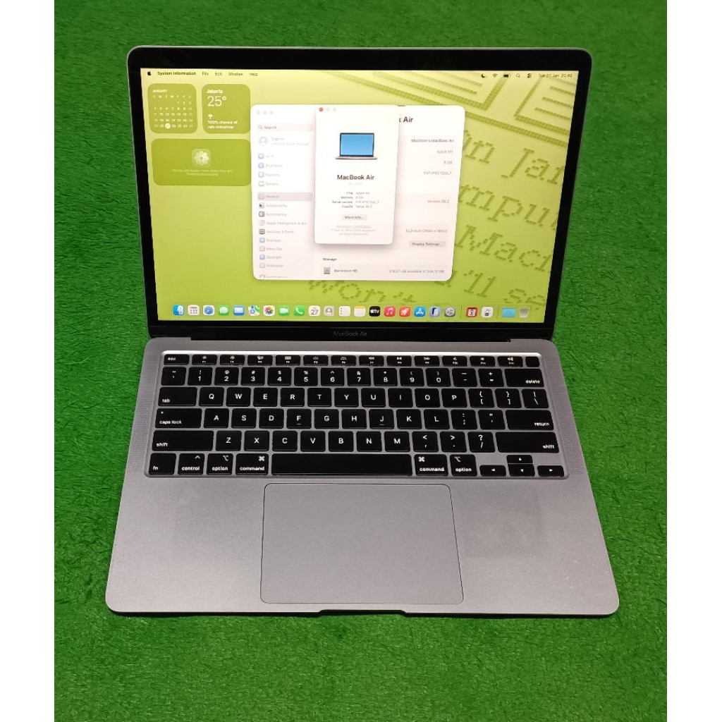 Apple MacBook Air M1 2020 M1 8/256 Grey Murah