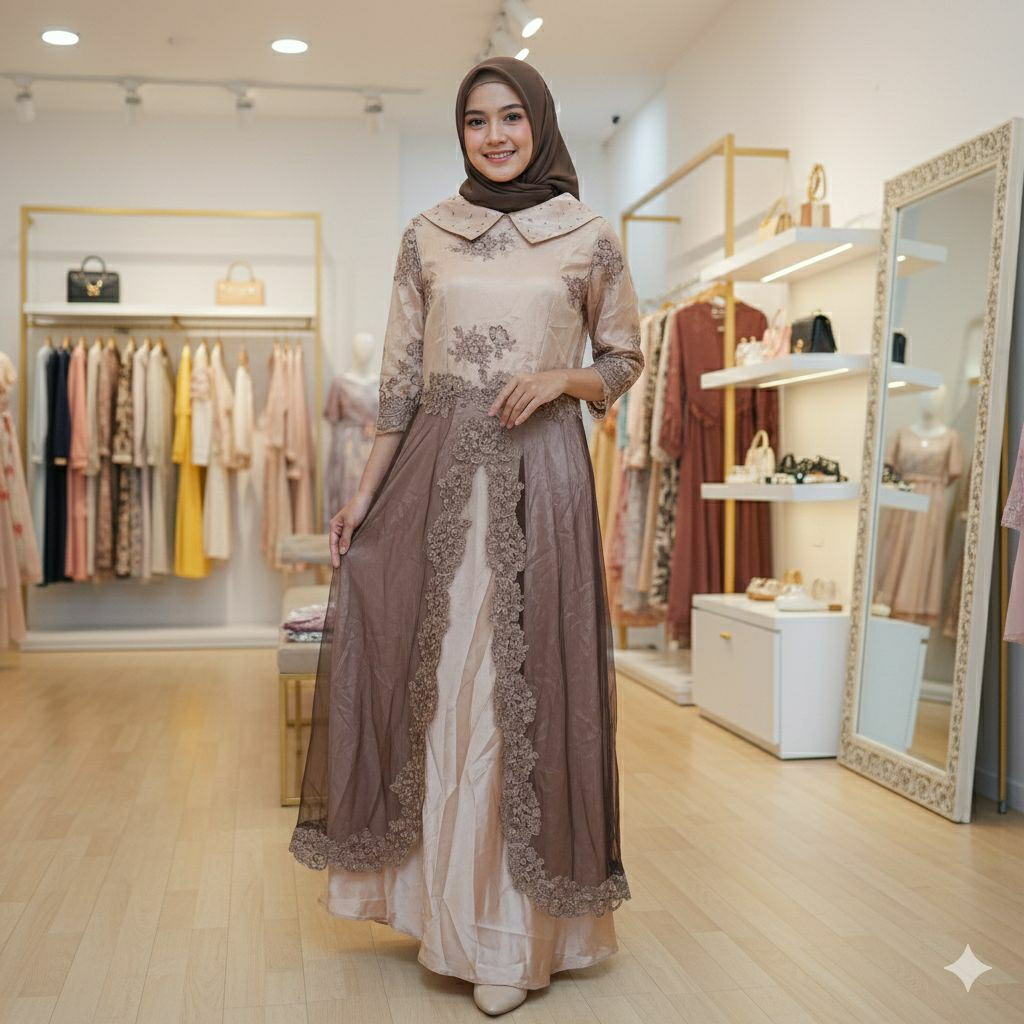 Syaina Brown Dress