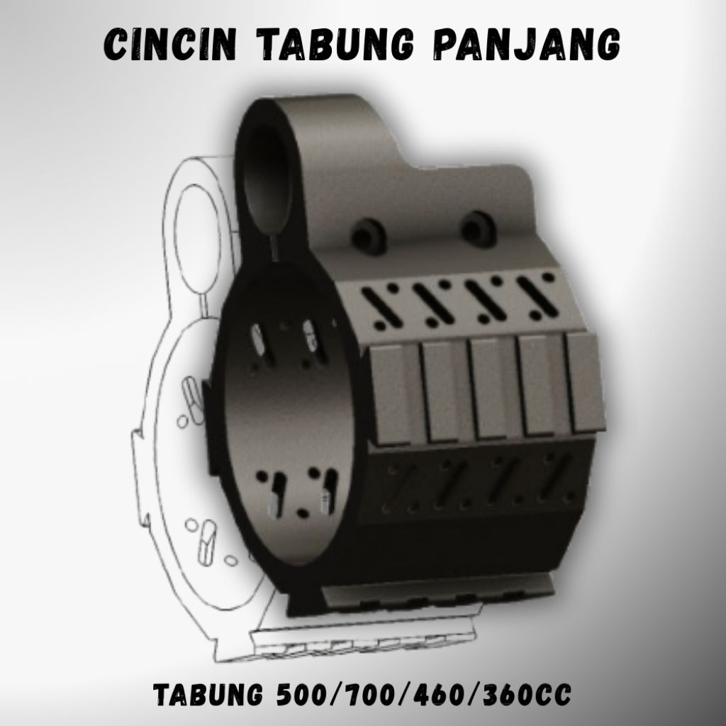 Cincin Tabung 500/700/460/360CC Custom