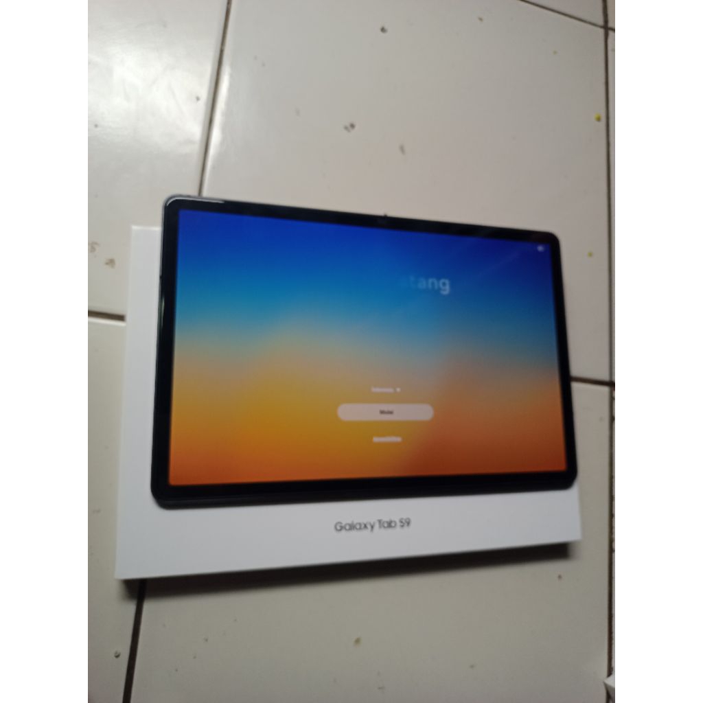Samsung Galaxi Tab S9 bekas norml siap pakek