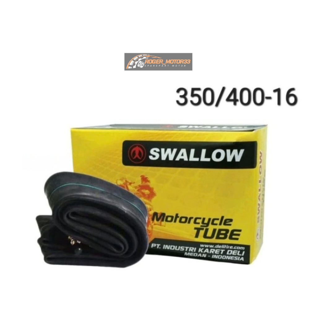 BAN DALAM MOTOR RING 16 - 350 400 SWALLOW