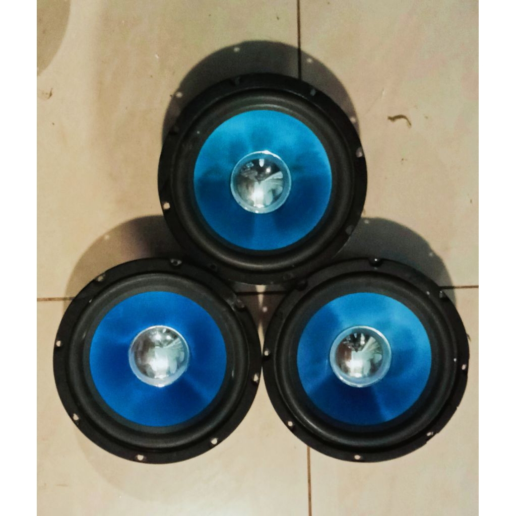 speaker subwoofer 8 inch 4 ohm biru