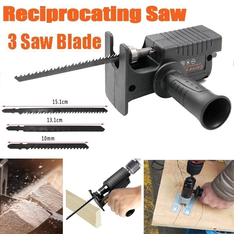 Adapter Jigsaw Reciprocating Saw Uniqpro Hitam