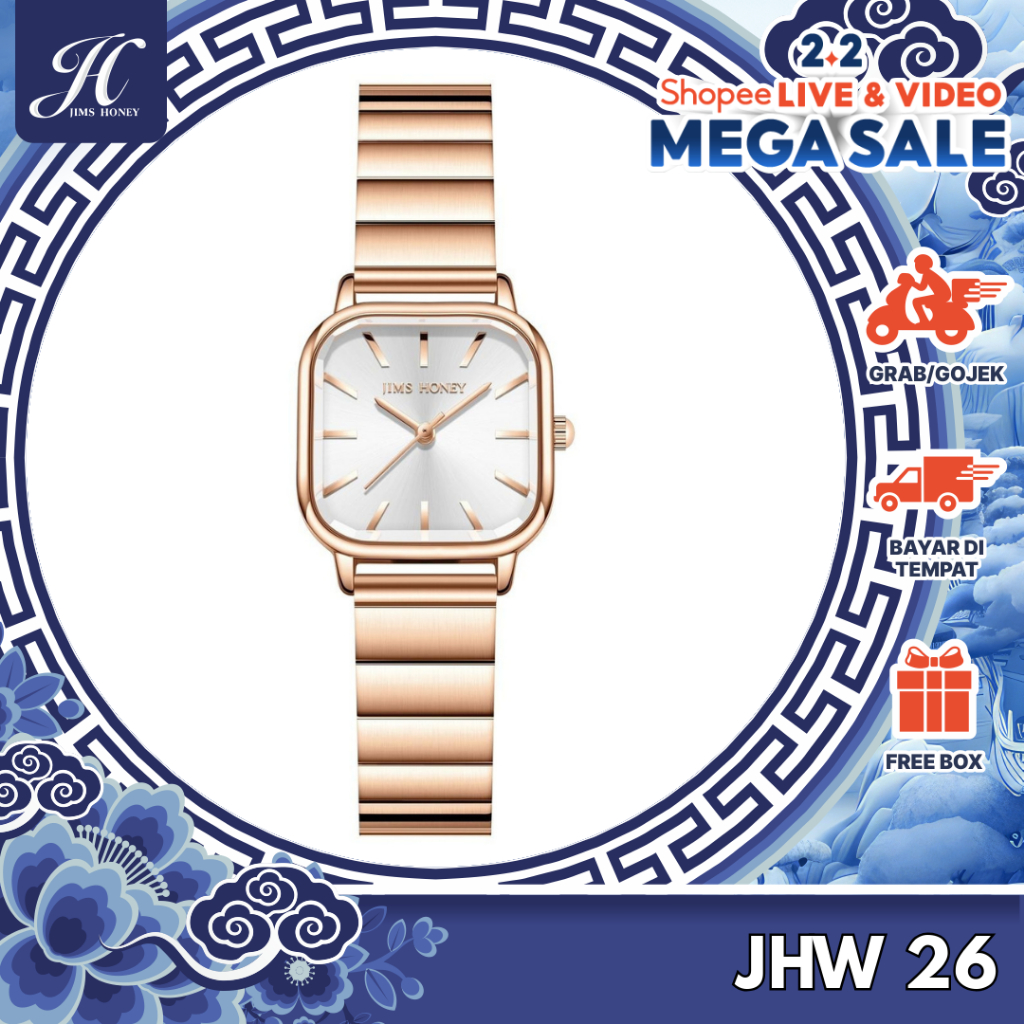 JIMS HONEY JHW 26 JAM TANGAN WANITA ANALOG ANTI AIR