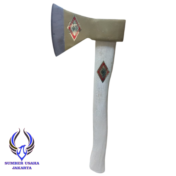 Kampak Mas Gagang Kayu 600 Gram Cap Mata Eye Brand Kapak Belah Potong Kayu Besar 600g Berkualitas SU