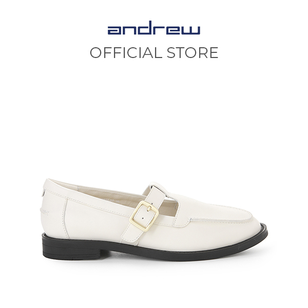 Sepatu Loafers Wanita Andrew Shoes Harty Beige