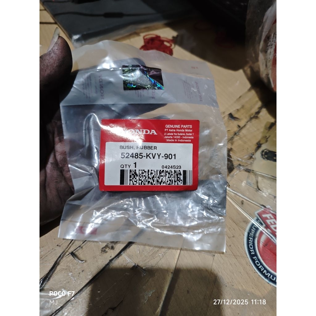 52485KVY901 / KARET BOSH SHOCK BELAKANG ALL HONDA SERIES