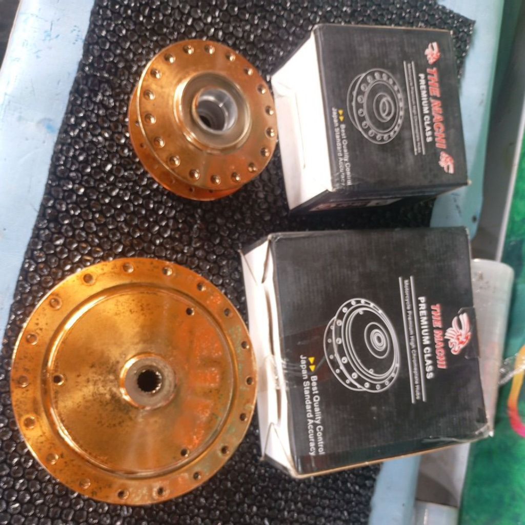 TROMOL MIO SPORTY/MIO SMILE SET DEPAN BELAKANG ,WARNA EMAS