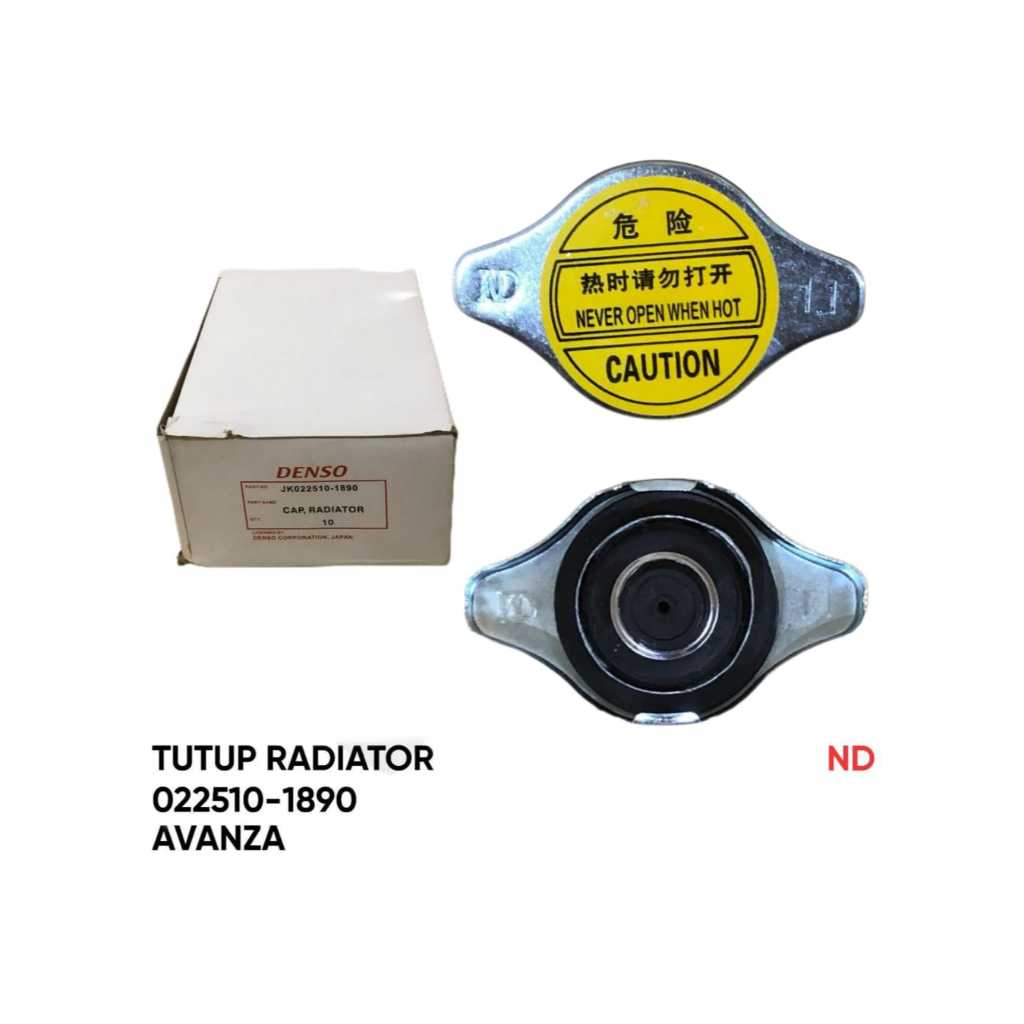 TUTUP RADIATOR AVANZA 022510-1862/1890 ND