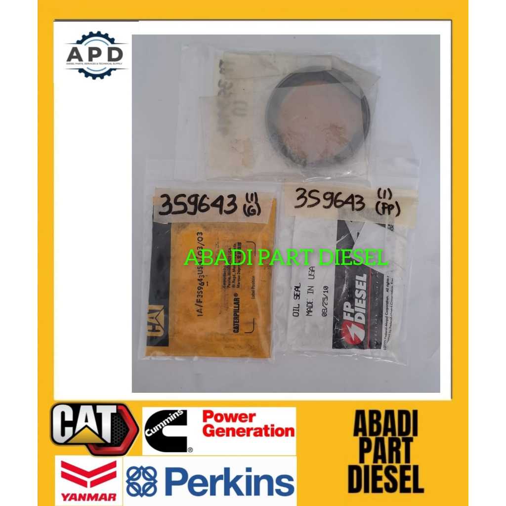 3S-9643 / 3S9643 SEAL LIP GENUINE & FP USA CATERPILLAR