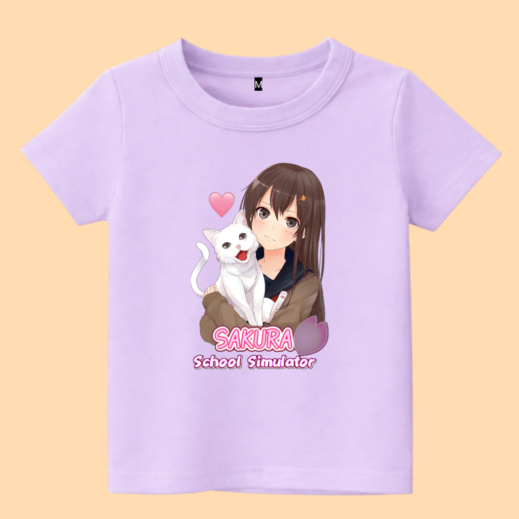 Baju kaos anak sakura school simulator