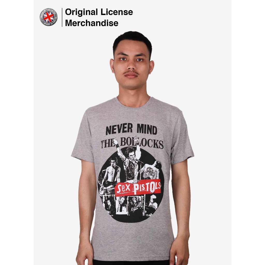 Kaos Baju Import Premium Katun Pria Wanita Dewasa Band Musik SEX PISTOLS Original NMTB Live