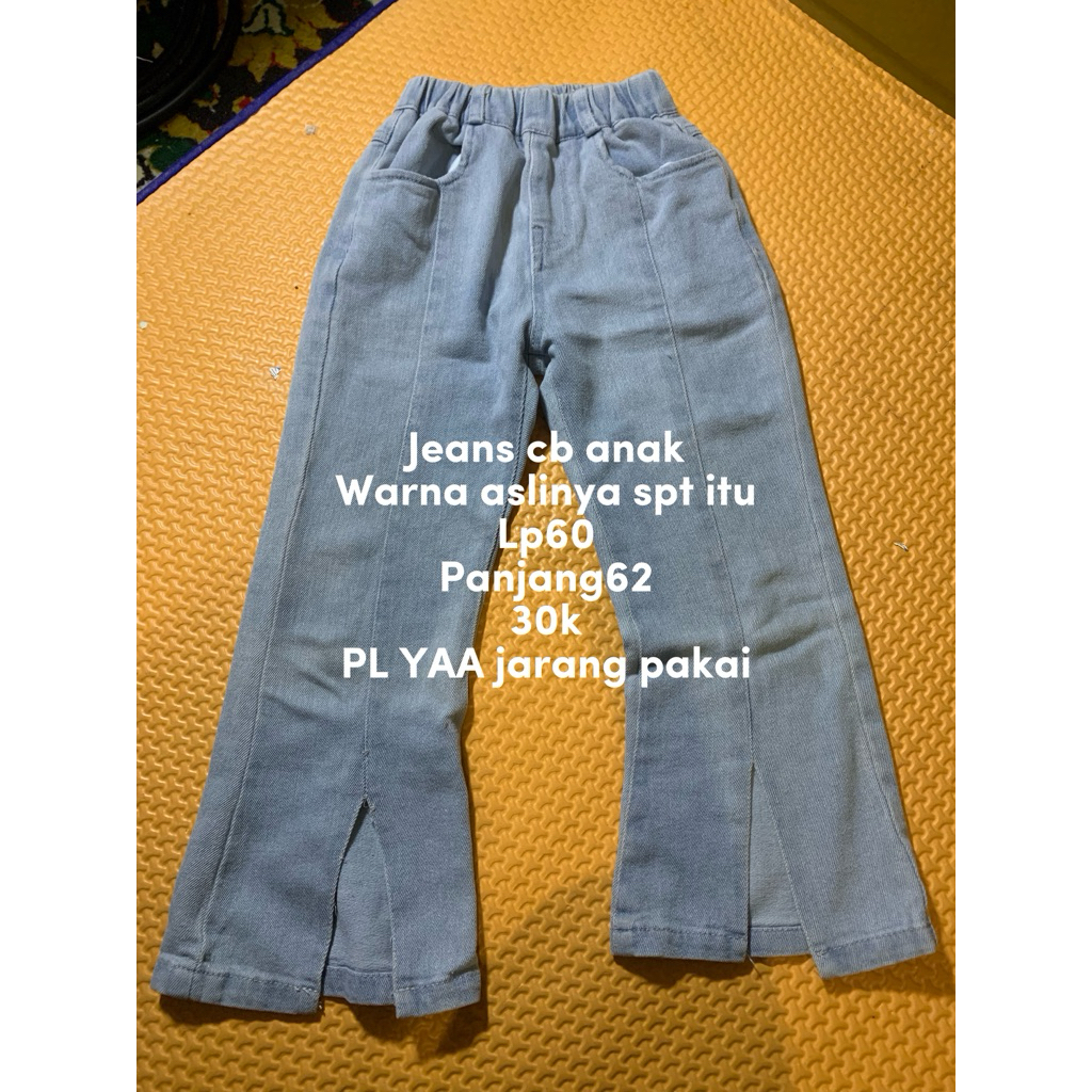 Jeans Cutbray anak perempuan