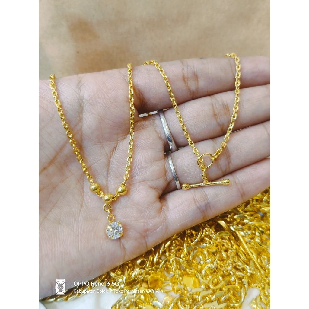 kalung koyek Lapis emas