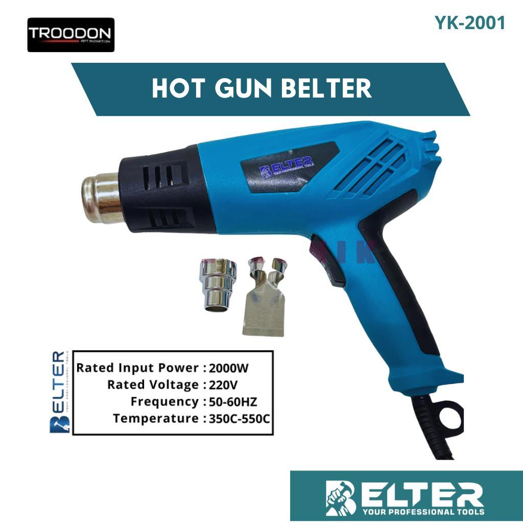 BELTER Mesin Heat Gun Hot Gun Blower Gun Panas Mesin Pemanas Alat Pasang Stiker Hot Air Gun YK2001