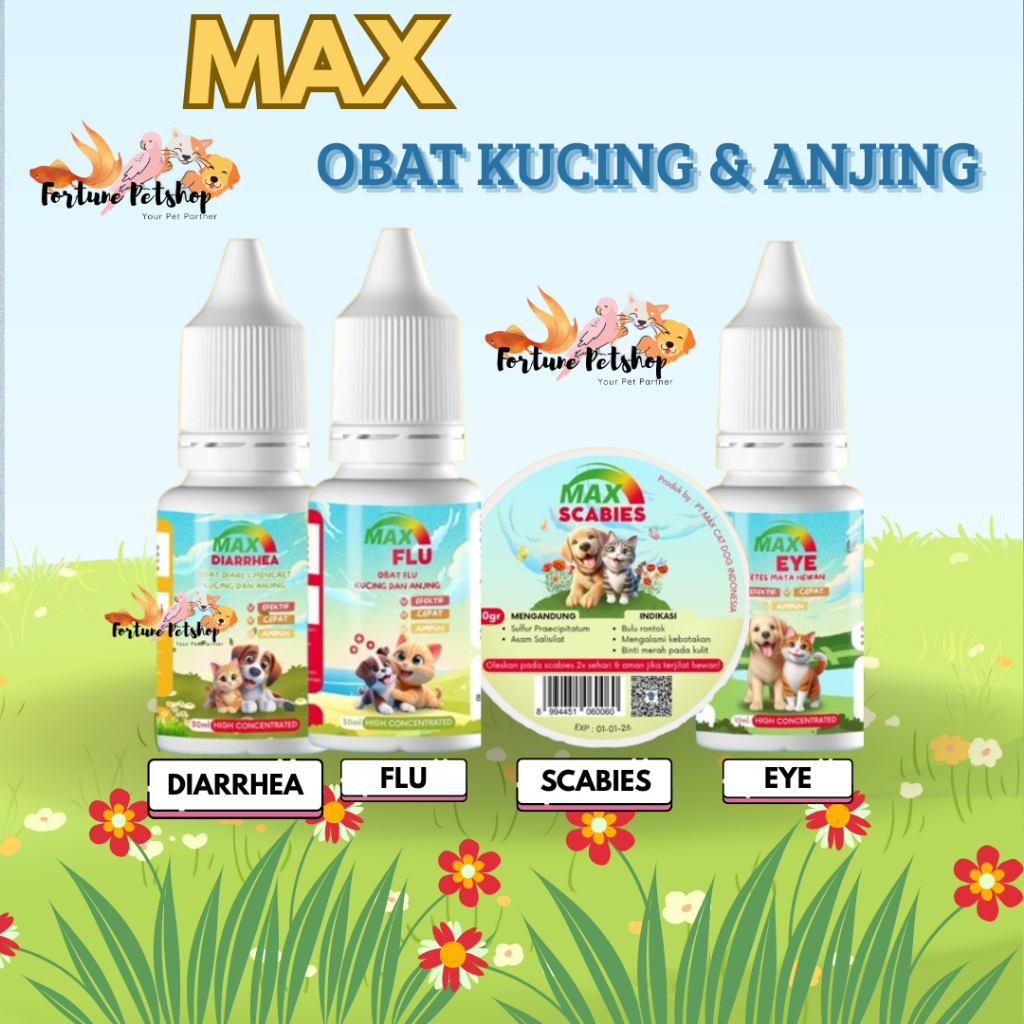 OBAT MAX Obat Kucing dan Anjing Max Eye OBAT MAX Obat Kucing dan Anjing Max FLU OBAT MAX Obat Kucing