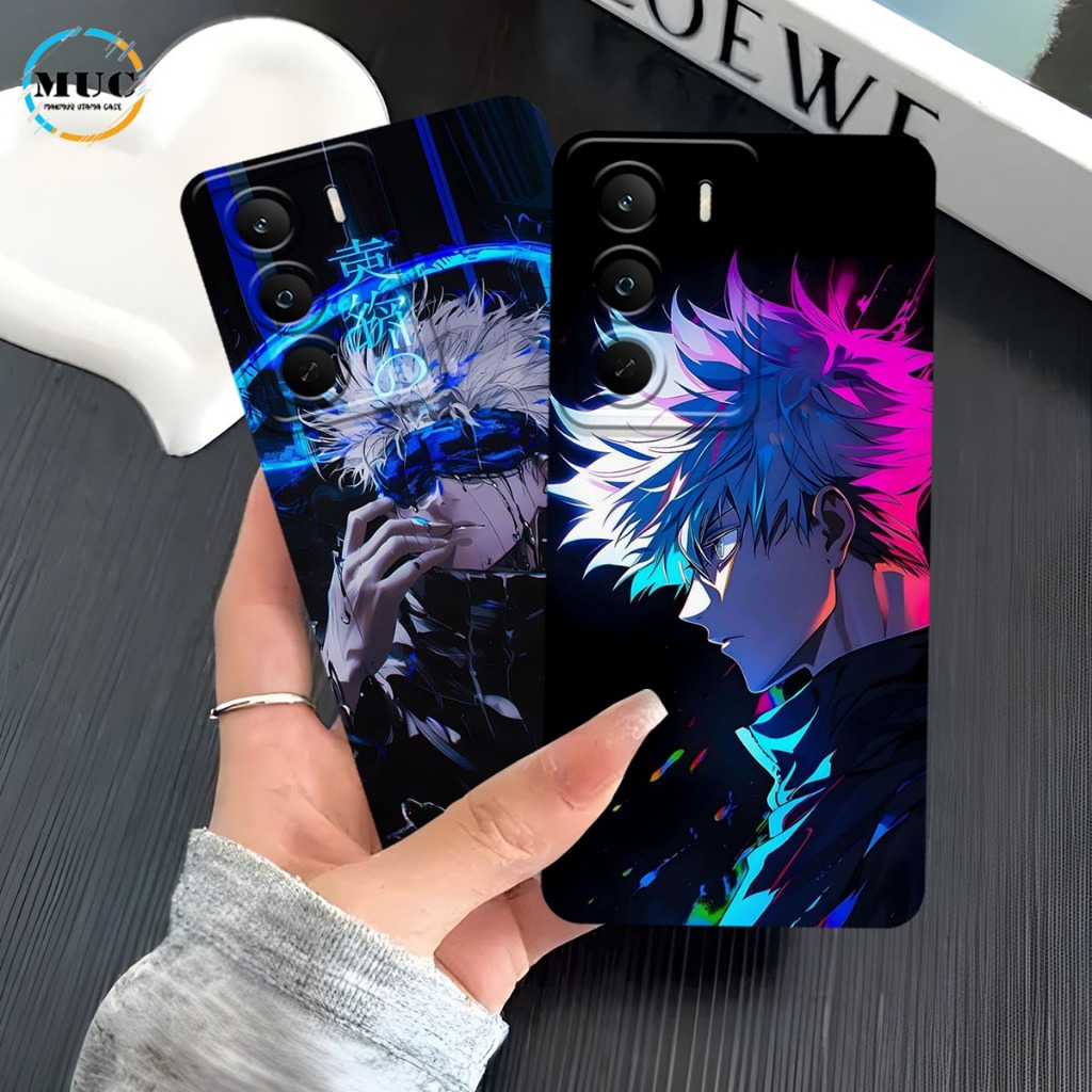 Case Hp REALME P3 LITE - REALME C71 - REALME C75 - REALME C75X - REALME C63 - Softcase Motif Gojo Ke